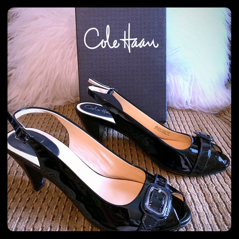 - 🌺SALE TODAY🌺Cole Haan Black Patent Heels-